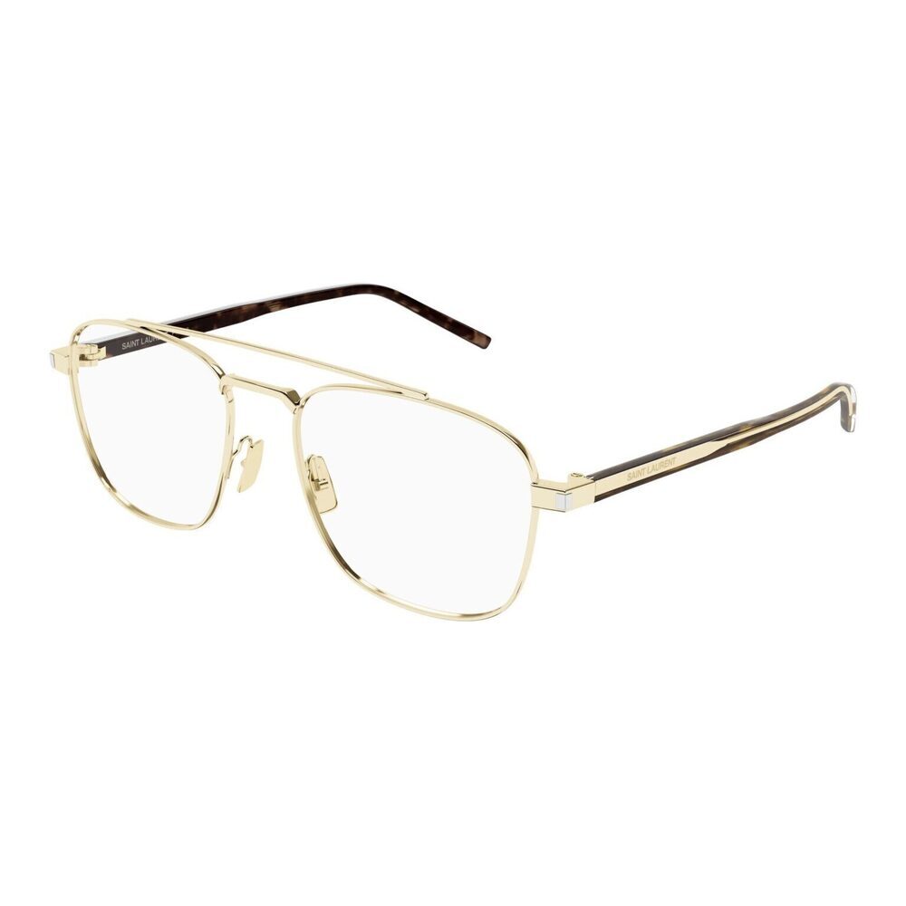 NWT Yves Saint Laurent SL-665-OPT Gold Crystal 56mm Eyeglasses - Picture 1 of 2